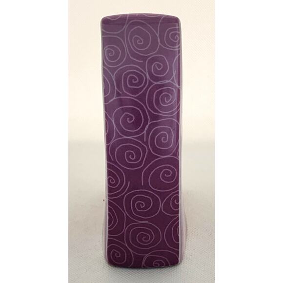 CAT-FLAT MATES-ROYAL WORCESTER-SADIE-Purple-White Swirls-Unique-Cat Lover - Picture 3 of 8